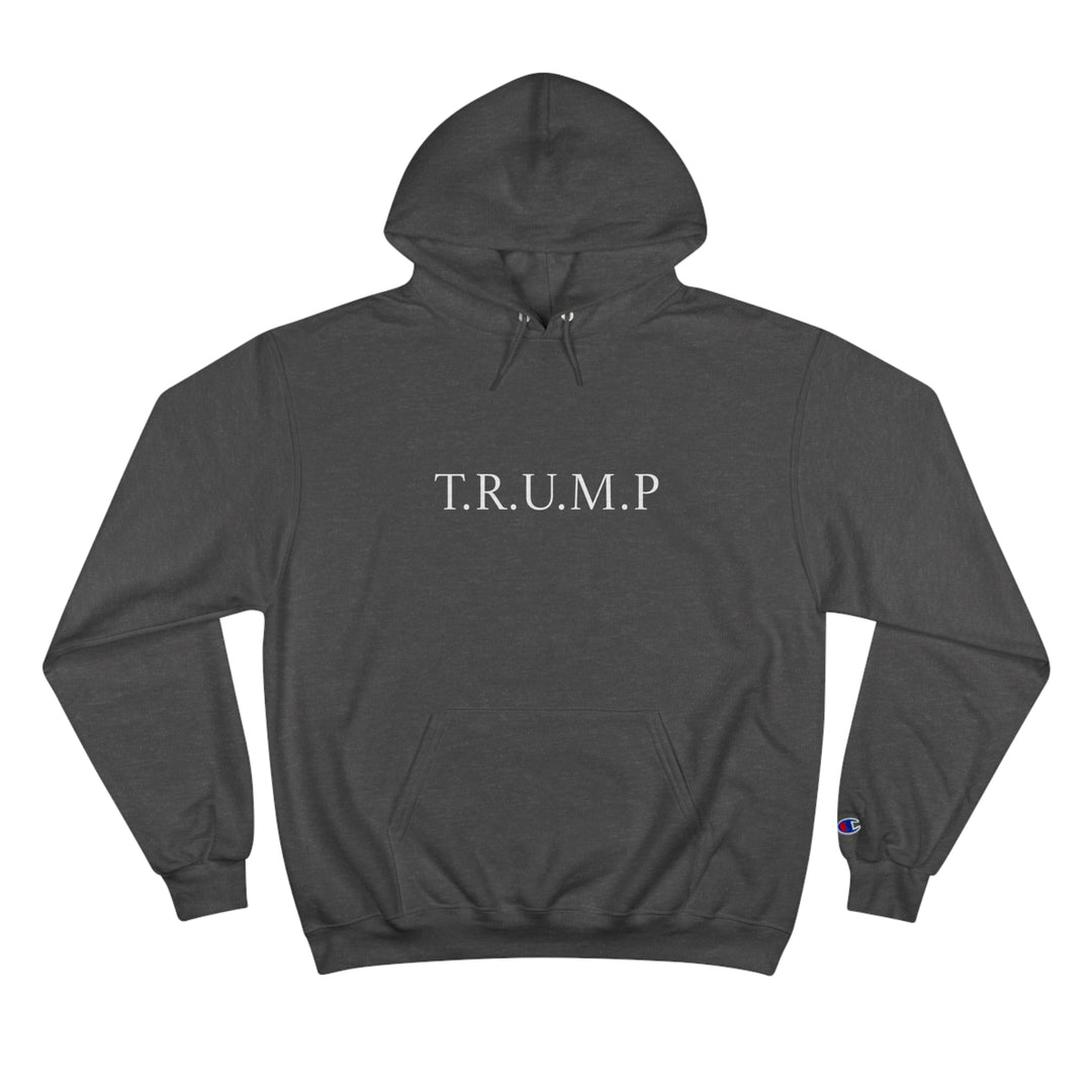 Men's T.R.U.M.P Champion Hoodie with Graphic Print