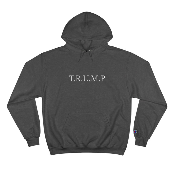 Men's T.R.U.M.P Champion Hoodie with Graphic Print