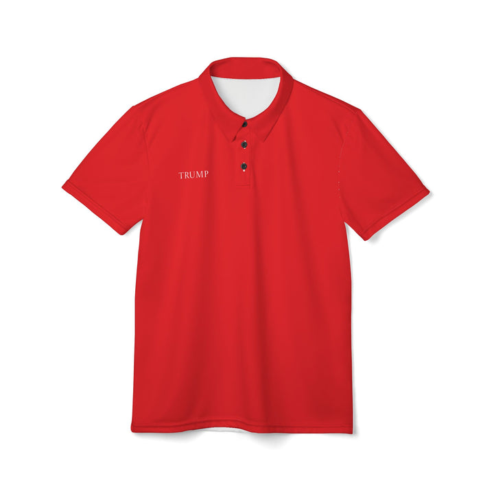 Men's TRUMP Polo Shirt-Red