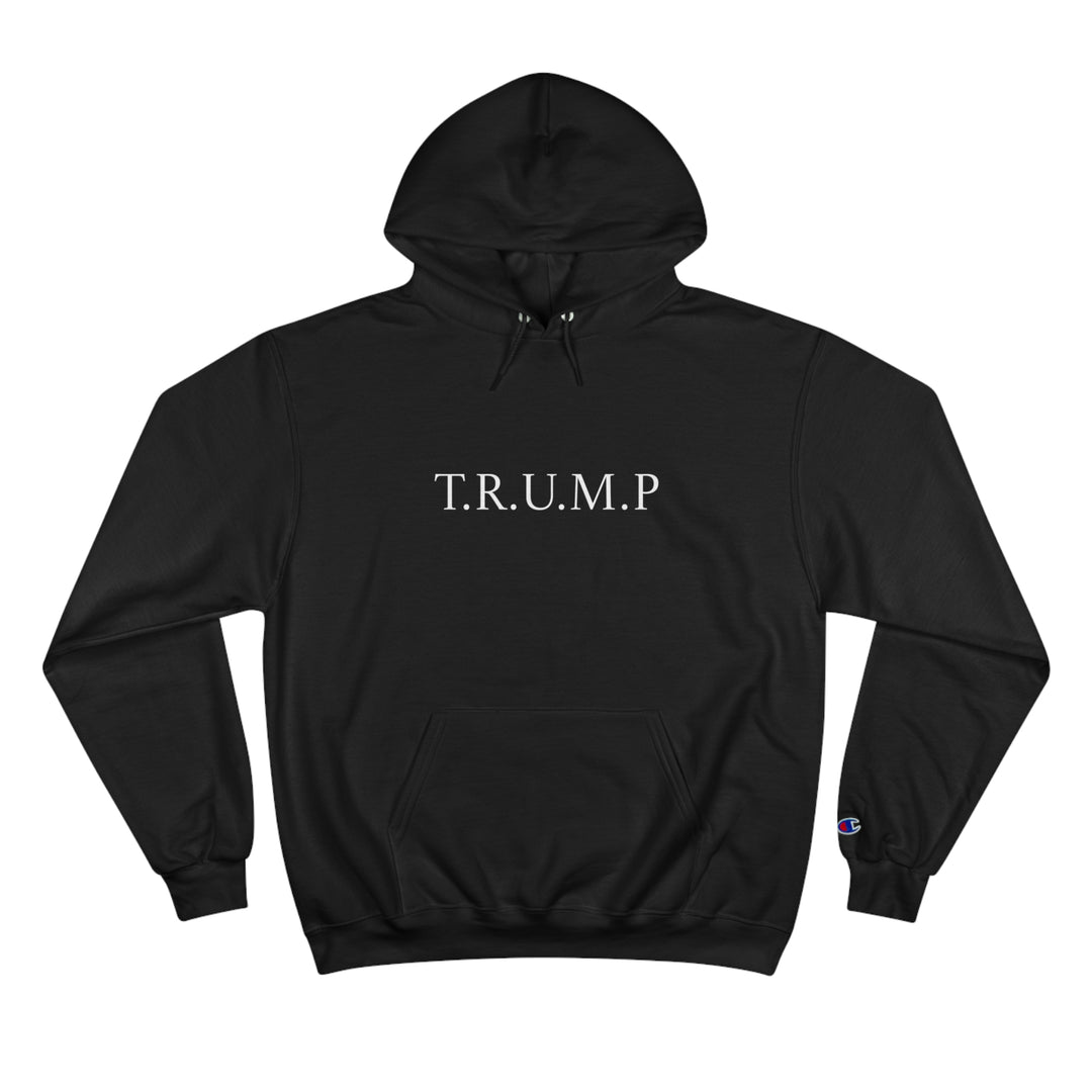 Men's T.R.U.M.P Champion Hoodie with Graphic Print